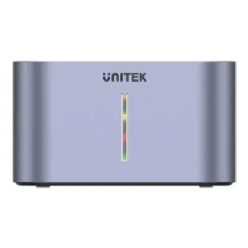 Bilde av best pris Unitek - Drevkabinett - brønner: 2 - 2,5 / 3,5 delt - SATA 6Gb/s - USB 3.2 (Gen 1) - romgrå PC-Komponenter - Harddisk og lagring - Skap og docking