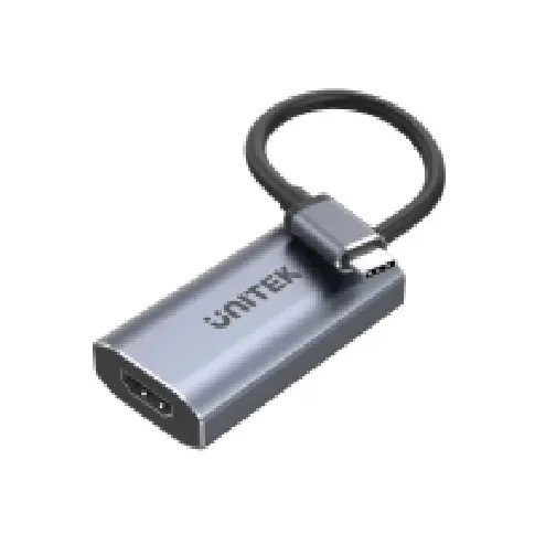 Bilde av best pris Unitek V1414A - Video adapter - 24 pin USB-C hann til HDMI hunn - 15 cm - romgrå - 8K 60Hz støtte PC tilbehør - Kabler og adaptere - Videokabler og adaptere