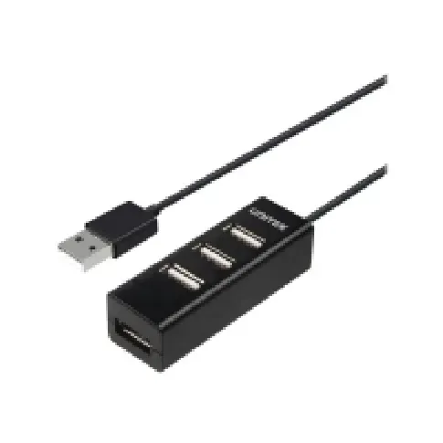 Bilde av best pris Unitek Y-2140 - Hub - 4 x USB 2.0 - stasjonær PC tilbehør - Kabler og adaptere - USB Huber