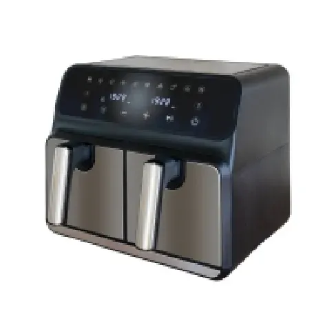 Bilde av best pris Unold 58685, luftfrityrkoker, 8 l, 60 °C, 200 °C, 60 min., dobbel Kjøkkenapparater - Kjøkkenmaskiner - Air fryer