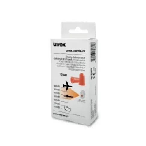 Bilde av best pris Uvex 2112131, Gjenbrukbar øreplugg, In-ear, Oransje, Trådløs, 33 dB, 15 stykker Klær og beskyttelse - Sikkerhetsutsyr - Ørepropp