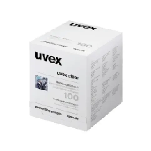 Bilde av best pris Uvex brille-renseservietter - Silikonefri til alle glas, pakket enkeltvis, æske med 100stk Klær og beskyttelse - Sikkerhetsutsyr - Vernebriller