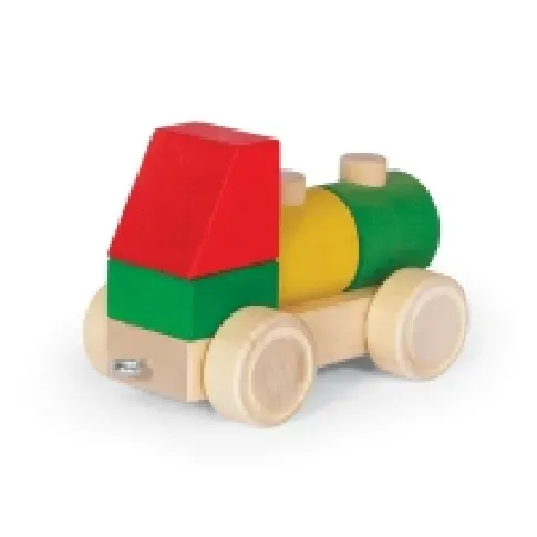 Bilde av best pris VARIS Træ Bygge og Stableklodser Køretøjer 5 Leker - For de små - Bygge og stable blokker
