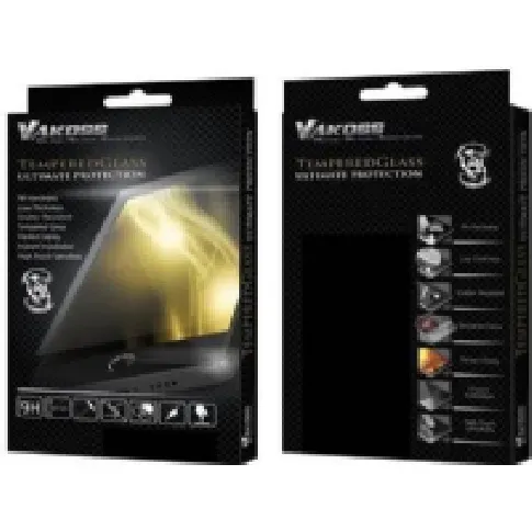 Bilde av best pris VKO PTV 8542-S VAKOSS Tempered Glass for Tablet Samsung Tab A T550 Black, 9H PC & Nettbrett - Nettbrett tilbehør - Skjermbeskyttelse