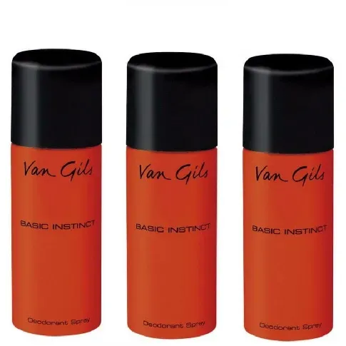 Bilde av best pris Van Gils - 3x Basic Instinct Deodorant Spray 150 ml - Skjønnhet