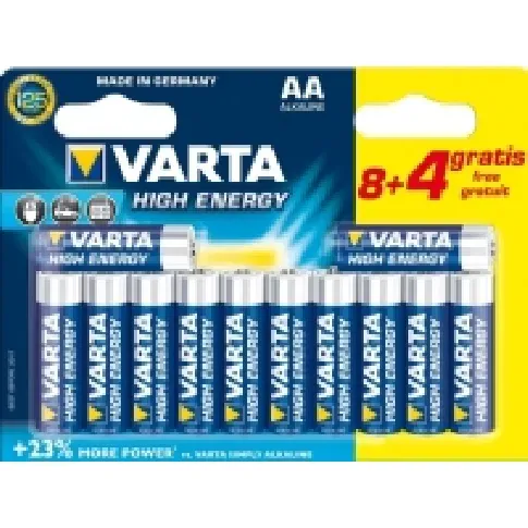 Bilde av best pris Varta 04906, Engangsbatteri, AA, Alkalinsk, 1,5 V, 12 stykker, Blå, Gull PC tilbehør - Ladere og batterier - Diverse batterier