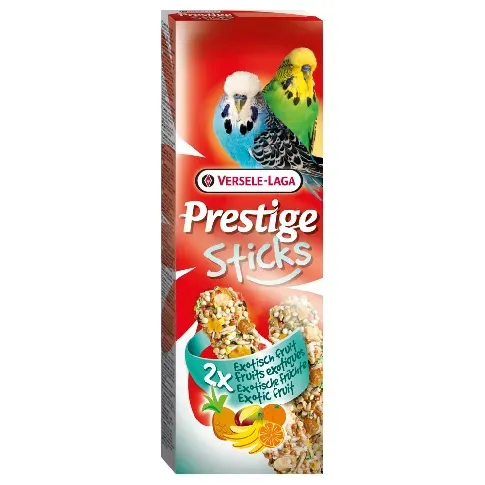 Bilde av best pris Versele-Laga Prestige Sticks Undulat Eksotisk Frukt 140 g Fugl - Fuglegodteri