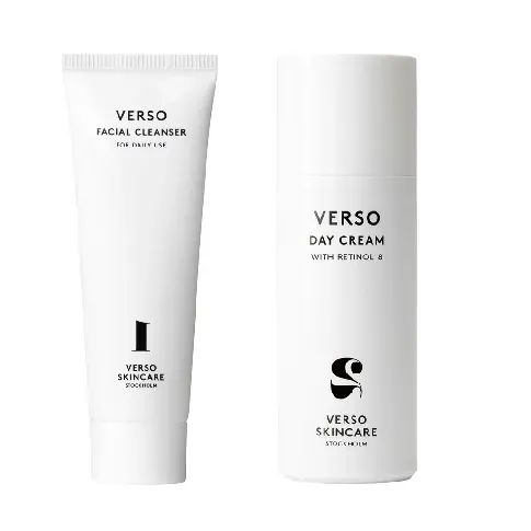 Bilde av best pris Verso - No. 1 Facial Cleanser 120 ml + Verso - No. 2 Day Cream 50 ml - Skjønnhet