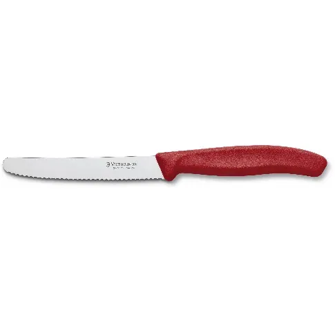 Bilde av best pris Victorinox Tomat- og Pølsekniv 11 cm Tagget Rød Tomatkniv