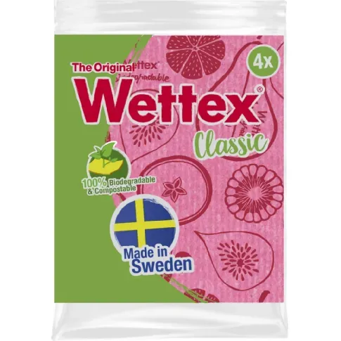 Bilde av best pris Vileda Oppvaskklut Wettex Classic farget, 4 stk. Andre rengjøringsprodukter,Oppvaskklut og svamper,Oppvask,Rengjør