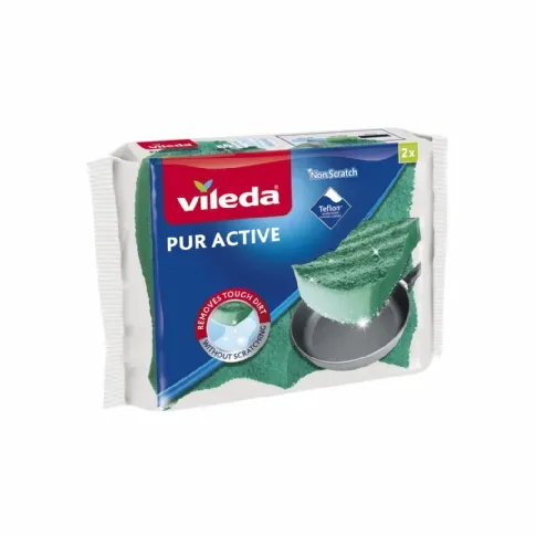 Bilde av best pris Vileda Vileda Active Scrub, 2 stk. Andre rengjøringsprodukter,Oppvask,Rengjøringsutstyr,Rengjøringsp