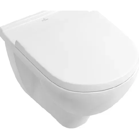 Bilde av best pris Villeroy &amp; Boch O.Novo vegghengt toalett , uten skyllekant, rengjøringsvennlig, hvit Baderom > Toalettet