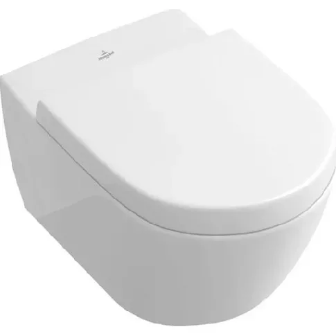 Bilde av best pris Villeroy &amp; Boch Subway 2.0 vegghengt toalett, uten skyllekant, rengjøringsvennlig, hvit Baderom > Toalettet