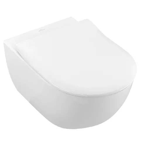 Bilde av best pris Villeroy&Boch Subway 2.0 Toalettpakke DF - Veggskål og Sete Hvit Vegghengt toalett