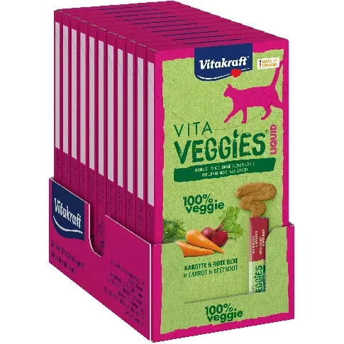 Bilde av best pris Vitakraft - 11x Veggies Liquid Carrot 6x15gr - Kjæledyr og utstyr