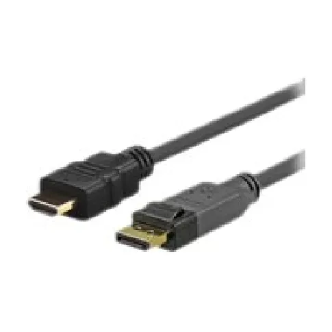 Bilde av best pris VivoLink Pro - HDMI-kabel - DisplayPort hann til HDMI hann - 1 m - låst PC tilbehør - Kabler og adaptere - Videokabler og adaptere