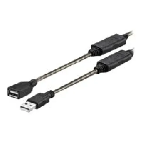 Bilde av best pris VivoLink - USB-forlengelseskabel - USB (hunn) til USB (hann) - USB 2.0 - 10 m - aktiv PC tilbehør - Kabler og adaptere - Datakabler
