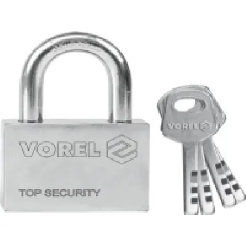 Bilde av best pris Vorel Cast iron coated 50mm padlock with 4 keys 77005 N - A