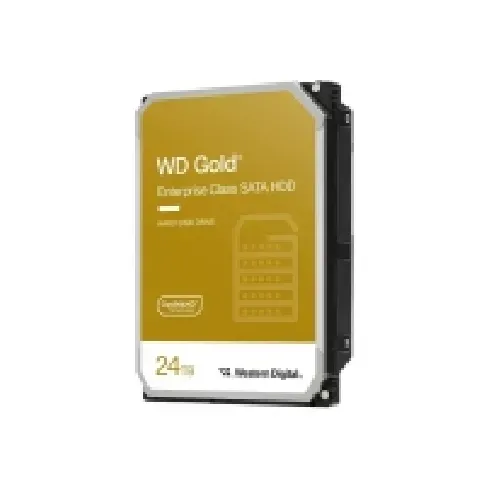 Bilde av best pris WD Gold - Harddisk - Enterprise - 24 TB - intern - 3.5 - SATA 6Gb/s - 7200 rpm - buffer: 512 MB PC & Nettbrett - Tilbehør til servere - Harddisker