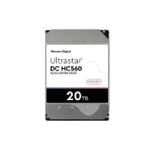 Bilde av best pris WD Ultrastar DC HC560 - Harddisk - 20 TB - intern - 3,5 - SATA 6 Gb/s - 7200 rpm - buffer: 512 MB PC-Komponenter - Harddisk og lagring - Interne harddisker