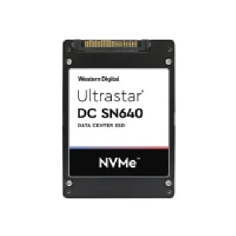 Bilde av best pris WD Ultrastar DC SN640 WUS4CB038D7P3E3 - SSD - 3840 GB - intern - 2,5 - U.2 PCIe 3.1 x4 (NVMe) - 256-bit AES PC-Komponenter - Harddisk og lagring - SSD