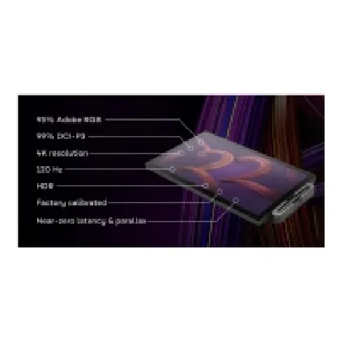 Bilde av best pris Wacom Cintiq Pro 22 - Digitaliserer m/ LCD display - 47.6 x 26.8 cm - multi-touch - elektromagnetisk - 8 knapper - kablet - HDMI, DisplayPort, USB-C PC tilbehør - Mus og tastatur - Tegnebrett
