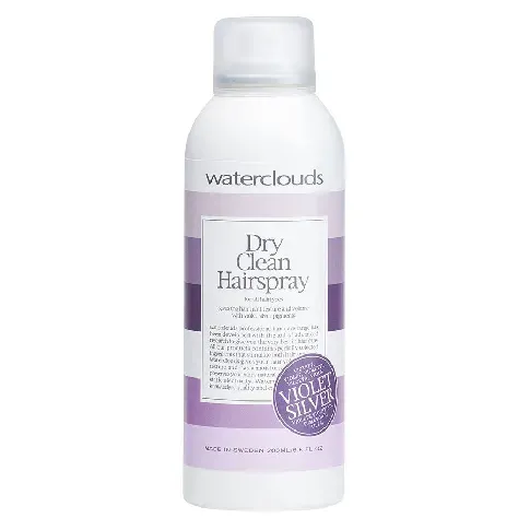 Bilde av best pris Waterclouds Dry Clean Hairspray Violet Silver 200ml Hårpleie - Styling - Tørrshampoo