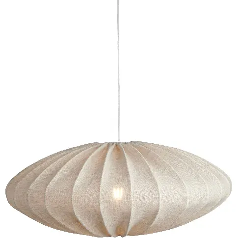 Bilde av best pris Watt & Veke Ellipse taklampe, 65 cm, lin, naturell Lampe