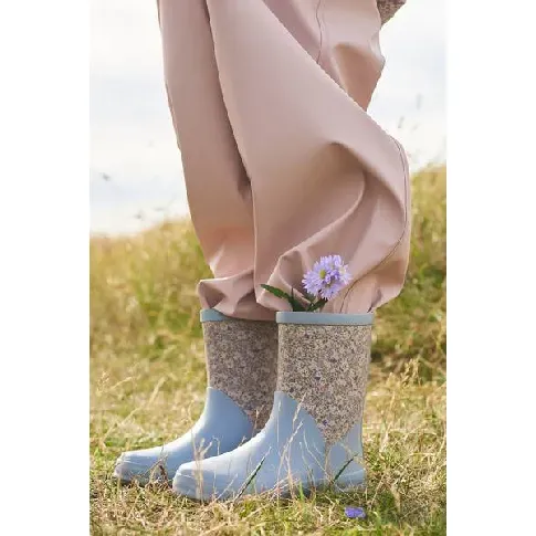 Bilde av best pris Wheat Juno Rubber Boot Print Highrise Flowers - Barnesko