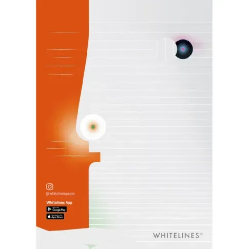 Bilde av best pris White Lines Whitelines, Linjert, B5 Kontorrekvisita,Blokk og papir