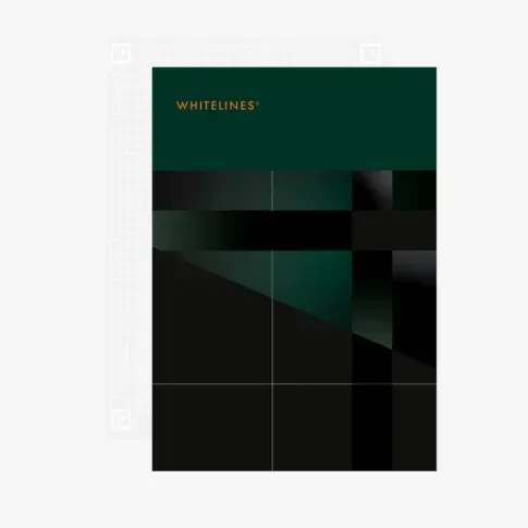 Bilde av best pris White Lines Whitelines, Rutet, B5, svart Kontorrekvisita,Blokk og papir