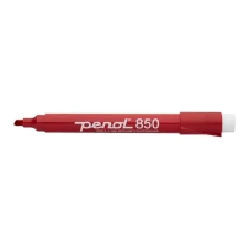 Bilde av best pris Whiteboardmarker Penol 850 rød 2-5mm (stk.) Skriveredskaper - Markør - Whiteboardmarkør