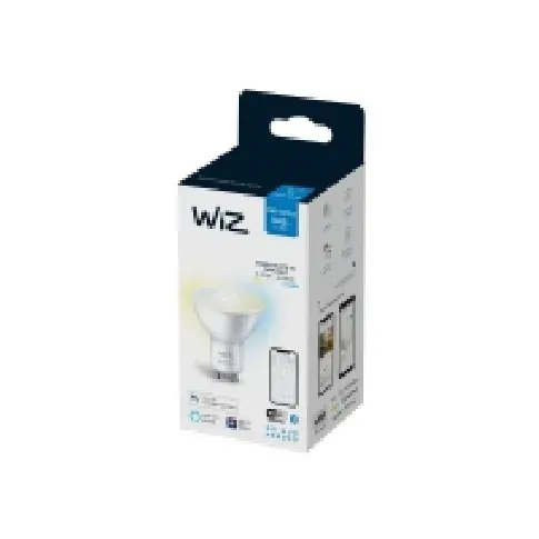 Bilde av best pris WiZ Whites - LED-pære for søkelys - form: PAR16 - GU10 - 4.9 W (ekvivalent 50 W) - klasse F - varm hvitfarge til dagslys - 2700-6500 K Smart hjem - Smart belysning - Smart pære - GU10