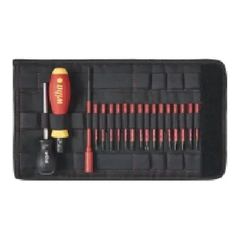 Bilde av best pris Wiha TorqueVario-S electric 2872 - Torque screwdriver with bit set - isolert - 0.8 - 5 N·m - inn folding bag Verktøy & Verksted - Skrutrekkere - Diverse