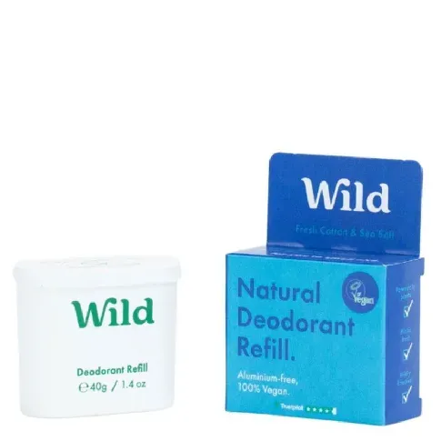 Bilde av best pris Wild Fresh Cotton & Sea Salt Deodorant Refill 40g Mann - Dufter - Deodorant