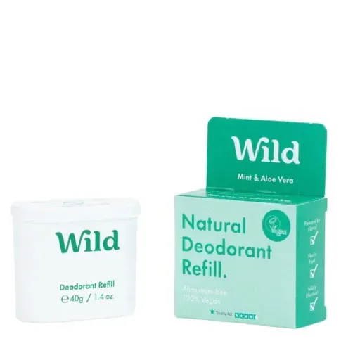 Bilde av best pris Wild Mint & Aloe Vera Deodorant Refill 40g Mann - Dufter - Deodorant