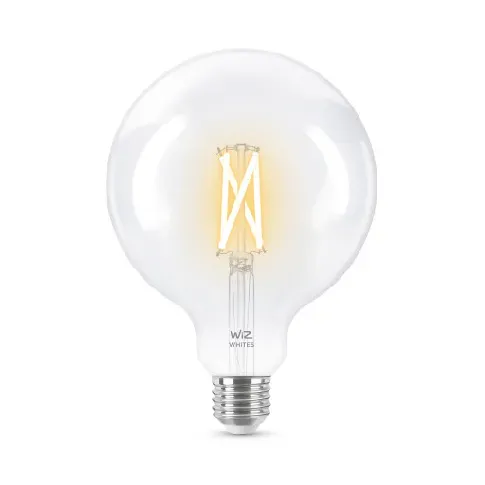 Bilde av best pris Wiz E27 globepære, justerbar hvit,Ø12,5 LED filament