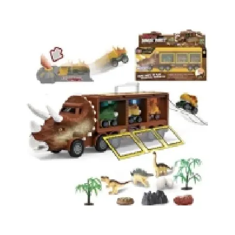 Bilde av best pris Woopie WOOPIE Dinosaur Truck med bærerakett og lekebiler Alt Playmobil