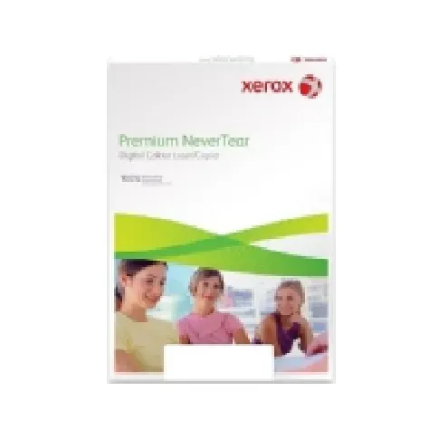 Bilde av best pris Xerox Premium NeverTear - Polyester - 95 mikroner - sterkt hvitt - A4 (210 x 297 mm) - 125 g/m² - 100 ark papir - for DocuColor 30 CP, 30 Pro, 40, 40 CP, 40 Pro, 6060 Papir & Emballasje - Hvitt papir - Hvitt A4