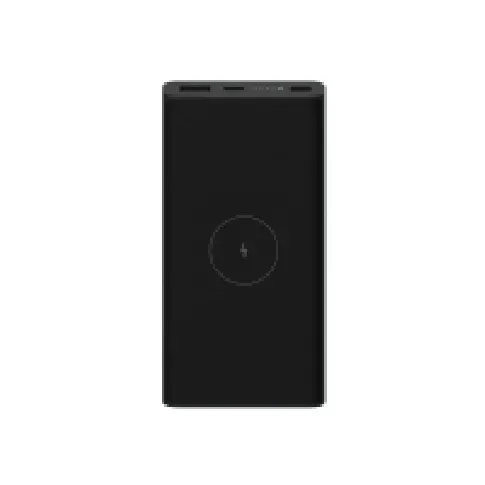 Bilde av best pris Xiaomi Mi - Trådløs nødlader - Li-pol - 10000 mAh - 36 Wh - 3 A - 2 utgangskontakter (USB, 24 pin USB-C) - på kabel: USB-C - svart Tele & GPS - Batteri & Ladere - Kraftbanker
