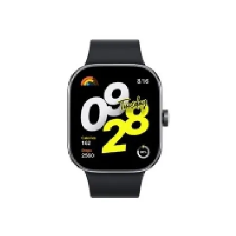 Bilde av best pris Xiaomi Redmi Watch 4 - Smartklokke med stropp - TPU - svart - håndleddstørrelse: 135-205 mm - display 1.97 - Bluetooth - 31.5 g - obsidiansvart Sport & Trening - Pulsklokker og Smartklokker - Smartklokker