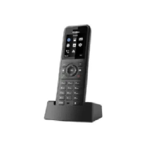Bilde av best pris Yealink W57R - Trådløst ekstra håndsett - med Bluetooth-grensesnitt med anrops-ID - DECT - treveis anropskapasitet - svart Tele & GPS - Tilbehør fastnett - Hodesett / Håndfri