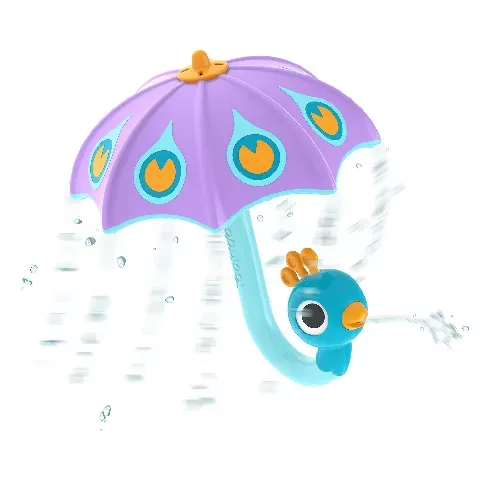 Bilde av best pris Yookidoo - Fill 'N' Rain Peacock Umbrella - Purple - (YO40226) - Leker