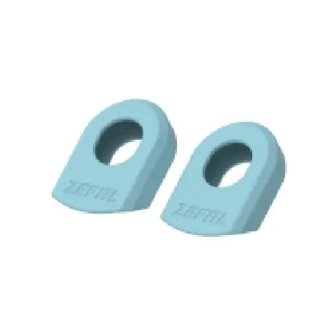 Bilde av best pris ZÉFAL Crank Boot Minimalist and effective end-piece protection, the Crank Armor protects cranks against impacts and 47x38x16 mm Cyan Blue Sykling - Reservedeler - Krankbokser