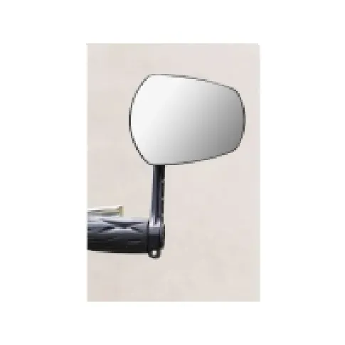 Bilde av best pris ZÉFAL ZL Tower 80 80 cm2 handlebar mirror, For inner handlebar clamping O16-22 mm, Glass fibre reinforced composite and Chrome Sykling - Sykkelutstyr - Sykkelspeil