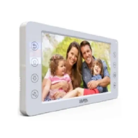 Bilde av best pris Zamel Videomonitor med berøringsknapper 7 tommer hvit VP-819W (ENT10000404) Huset - Sikkring & Alarm - Adgangskontrollsystem