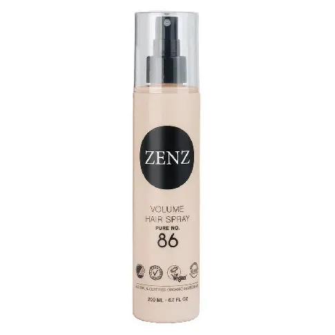 Bilde av best pris Zenz Organic No. 86 Volume Hair Spray Medium Hold Pure 200ml Hårpleie - Styling - Hårspray
