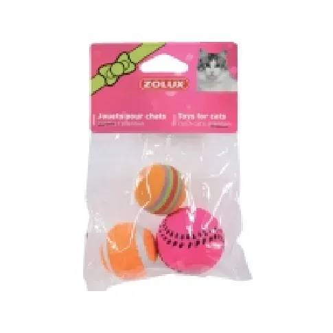 Bilde av best pris Zolux Cat toys 3 different balls 4 cm Kjæledyr - Katt - Katteleker