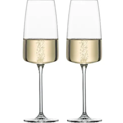 Bilde av best pris Zwiesel Vivid Senses champagneglass 38 cl, 2-pakning Champagneglass
