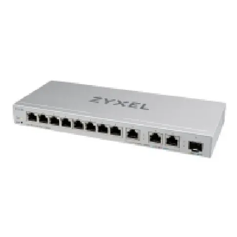 Bilde av best pris Zyxel XGS1250-12 - Switch - Styrt - 8 x 10/100/1000 + 3 x 100/1000/2.5G/5G/10GBase-T + 1 x SFP+ - stasjonær PC tilbehør - Nettverk - Switcher